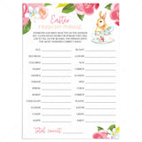 Easter Game for (Virtual) Classroom Finish My Phrase by LittleSizzle