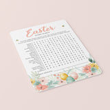 Easter Word Search with Answer Key Printable
