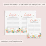 Fun Easter Game for Kids Digital Download