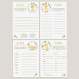 4 Fun Easter Games for Kids Instant Download by LittleSizzle