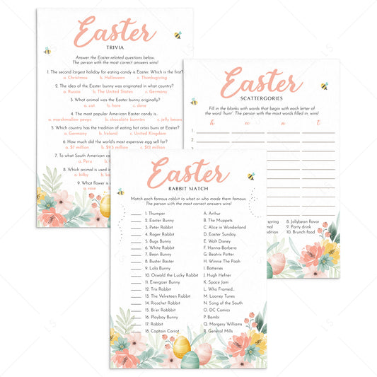 Printable Easter Games for Adults by LittleSizzle
