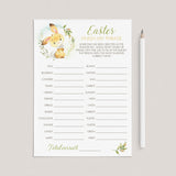 (Virtual) Easter Finish My Phrase Game Download by LittleSizzle