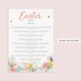 Easter Trivia with Answers Printable