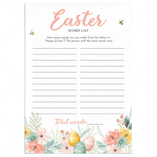 Fun Easter Game for Kids Digital Download by LittleSizzle