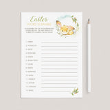 (Zoom) Easter Game Unscramble The Words Instant Download by LittleSizzle