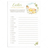 (Zoom) Easter Game Unscramble The Words Instant Download by LittleSizzle