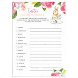 Easter Word Scramble Game Printable & Virtual by LittleSizzle