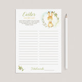 Happy Easter Word List Game Printable & Virtual by LittleSizzle