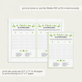 4 Saint Patricks Games For Kids & Adults To Print or Play Over Zoom