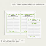 Simple St Patrick's Day Game for Groups Word List