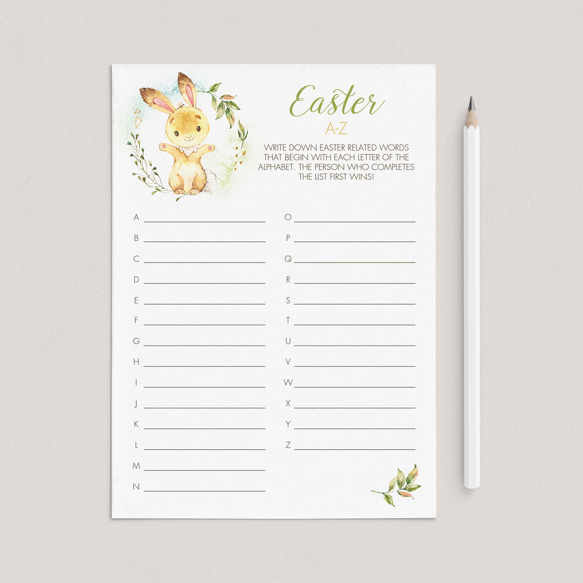 Easy Easter Activity for Kids Instant Download by LittleSizzle