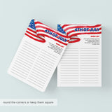 Easy 4th of July Game for Large Groups Printable
