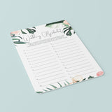 Summer Wedding Alphabet Game Printable