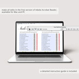 Greenery Bridal Shower Games Package Printable