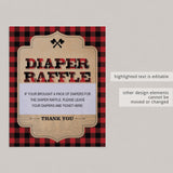 Buffalo Plaid Baby Shower Boy Party Pack Download
