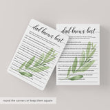 Dad knows baby shower games printable by LittleSizzle