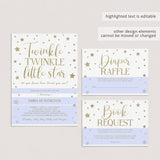 Little stars baby shower DIY templates by LittleSizzle
