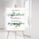 Eucalyptus Baby Shower Table Signs Printable