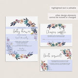 Bohemian Baby Shower Party Bundle Instant Download