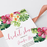 Summer Bridal Shower Invitation Template