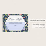 Pink green and navy baby diaper raffle game tickets instant download by LittleSizzle