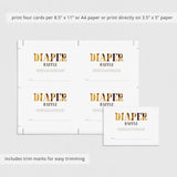 Printable baby raffle tickets for safari babyshower by LittleSizzle