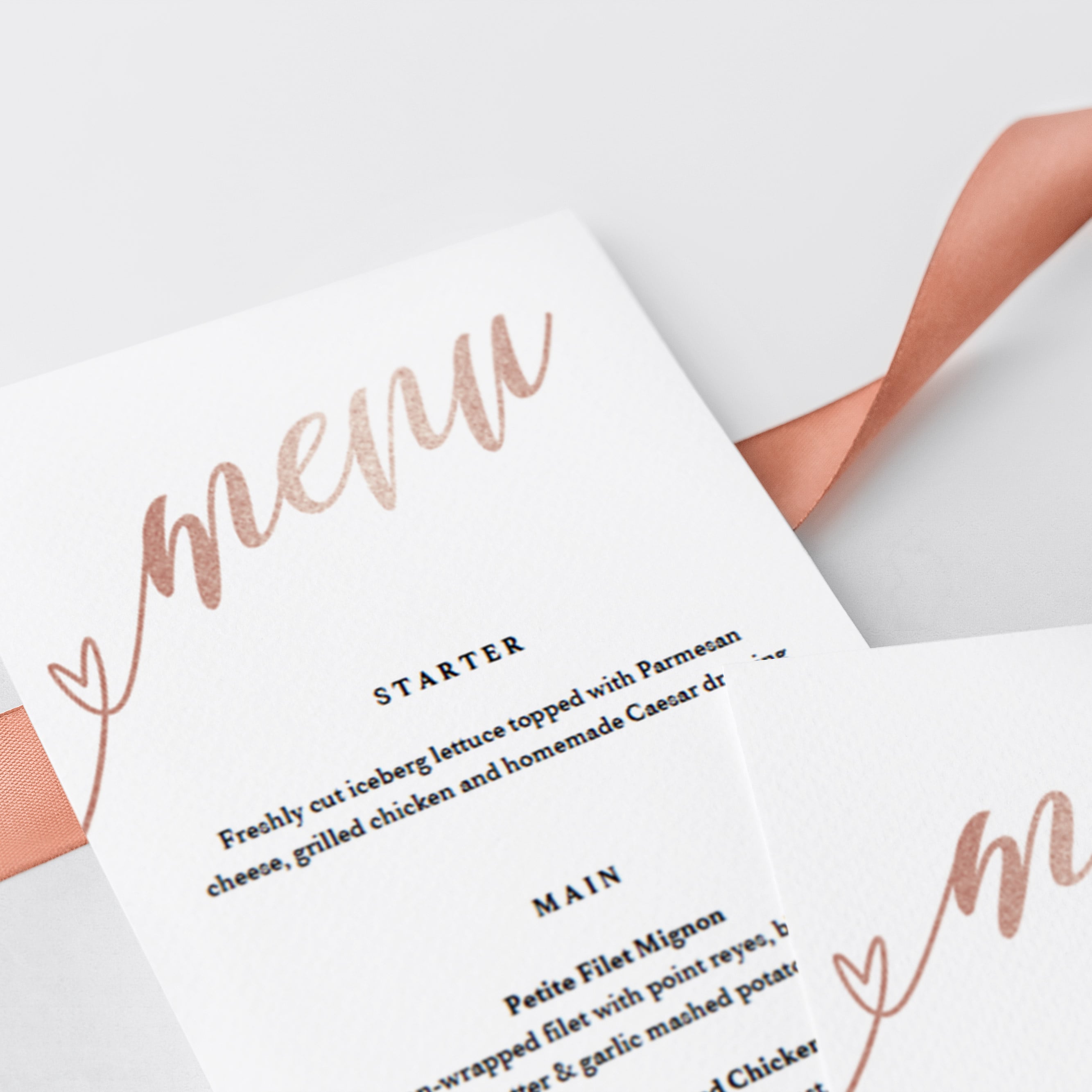 Rose gold wedding table decorations by LittleSizzle