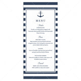 Editable menu cards template nautical theme by LittleSizzle
