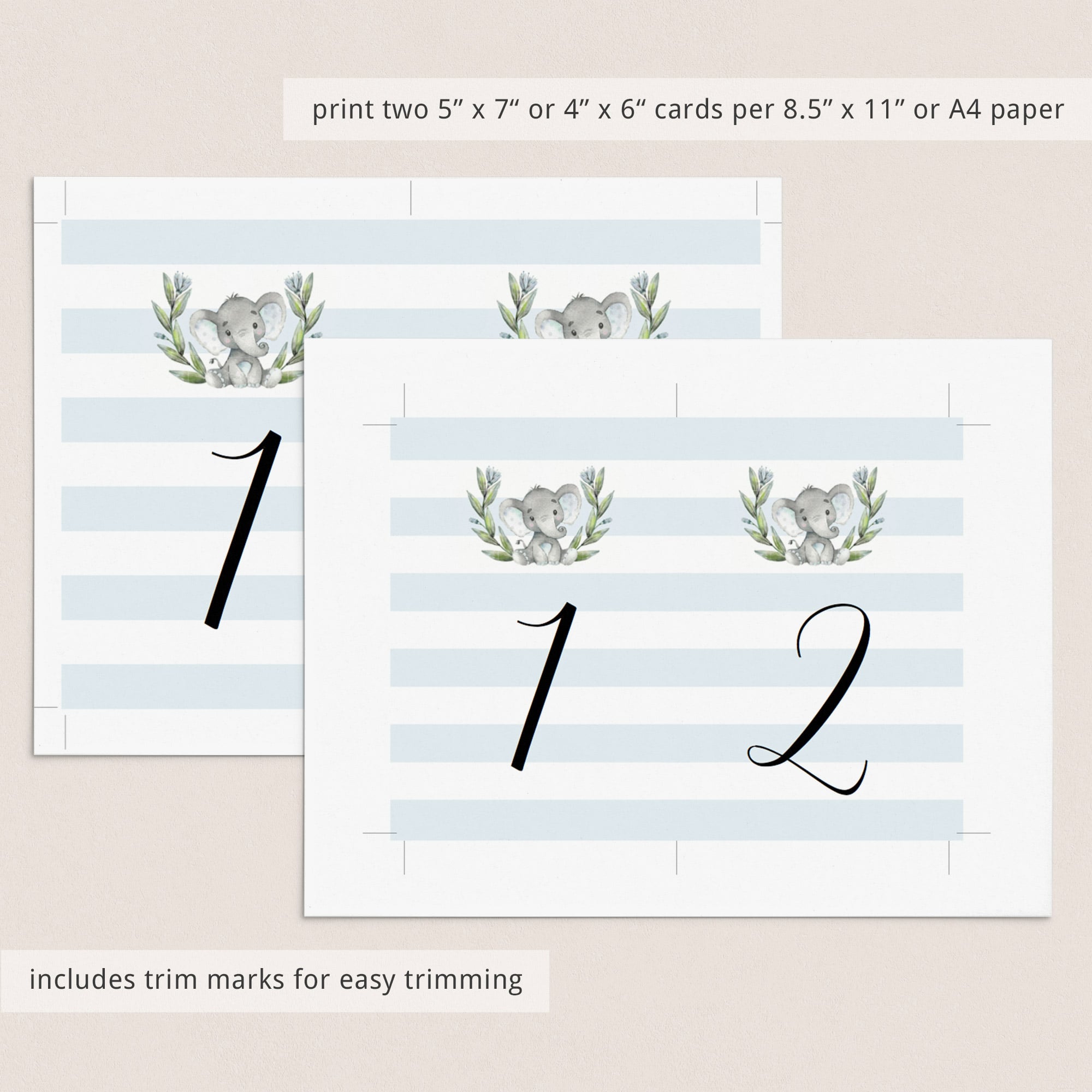 Elephant baby shower party decorations by LittleSizzle