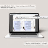 Fall Wedding Shower Game What Did He Say Editable Template