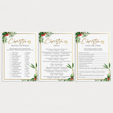 Christmas Dinner Party Trivia Games Printable by LittleSizzle