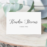 Calligraphy Dinner Party Seating Cards Template