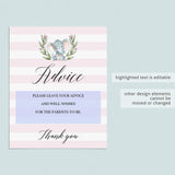 Instant download elephant party decor by LittleSizzle