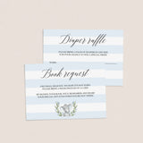 Watercolor elephant baby sprinkle invite template by LittleSizzle