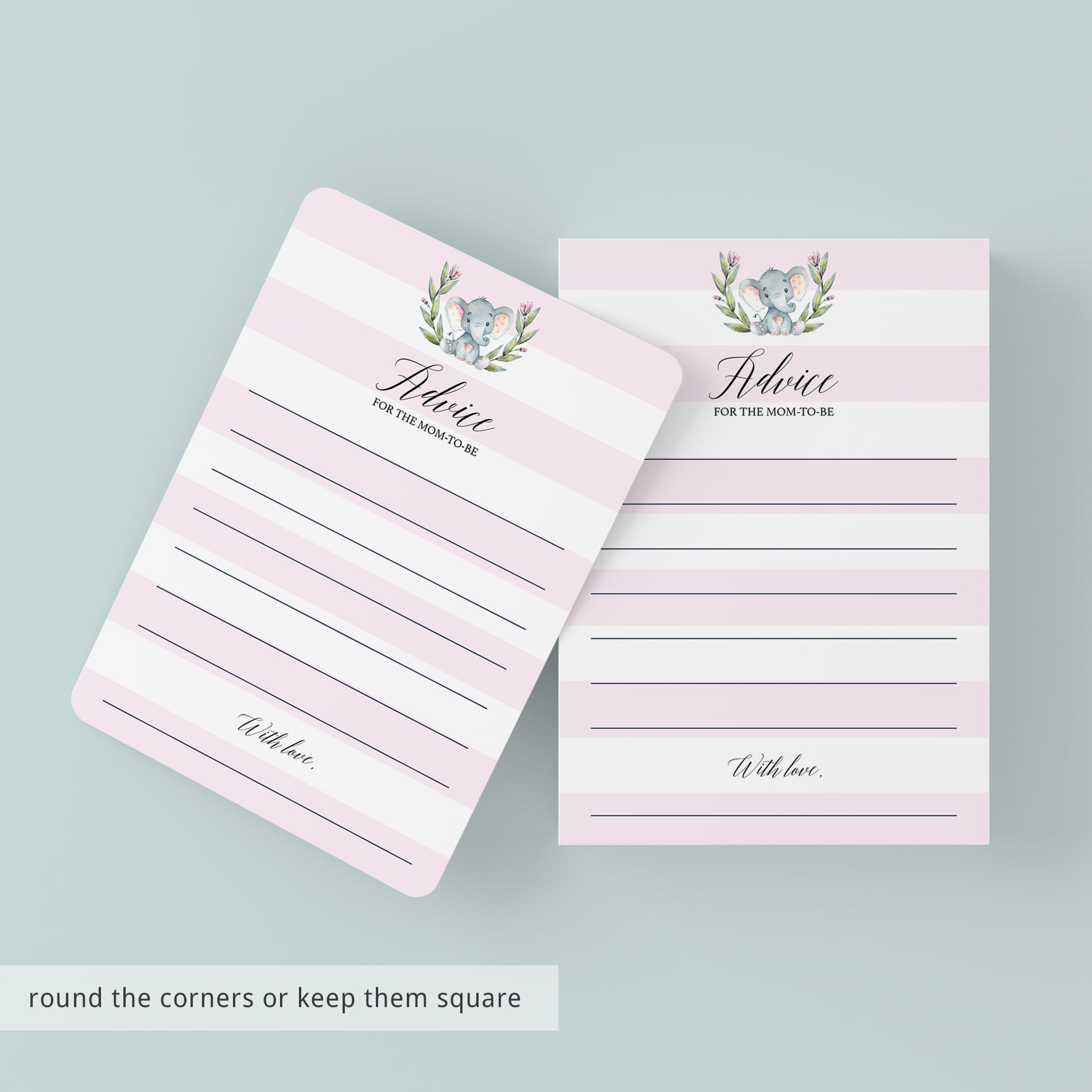 Baby girl advice for new mom printable by LittleSizzle