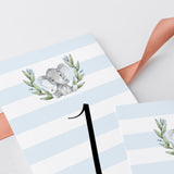 DIY party decor elephant theme printables by LittleSizzle