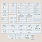 Elephant Baby Shower for Boy Full Bundle Instant Download by LittleSizzle