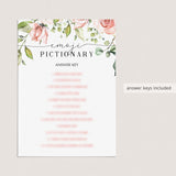 Watercolor flowers baby shower emoji's game by LittleSizzle