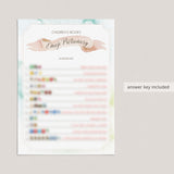 Unique baby shower game printable by LittleSizzle