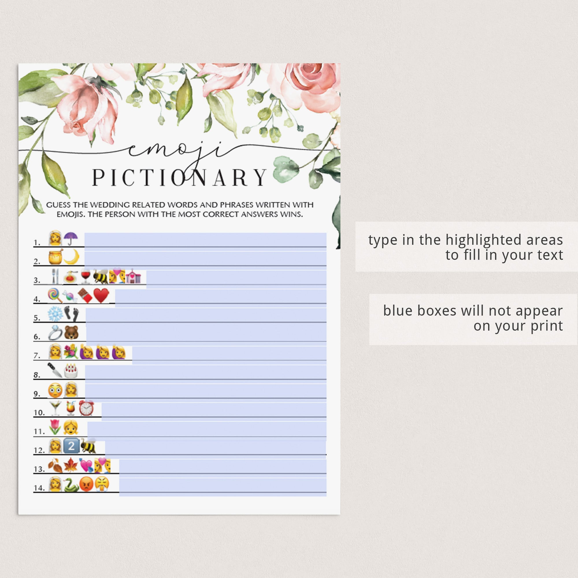 Zoom bridal shower games by LittleSizzle