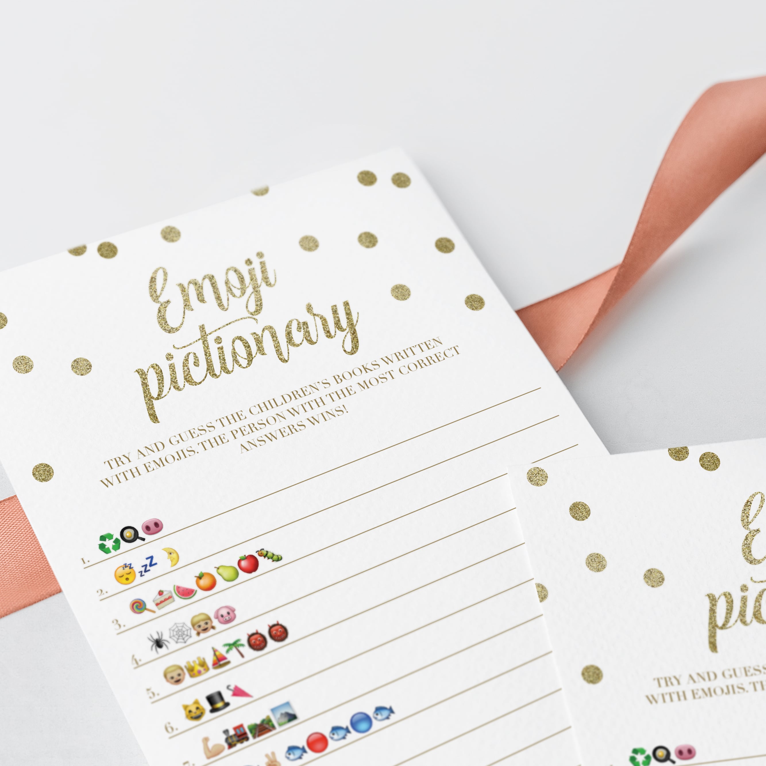 Emoji game for baby shower twinkle themed by LittleSizzle