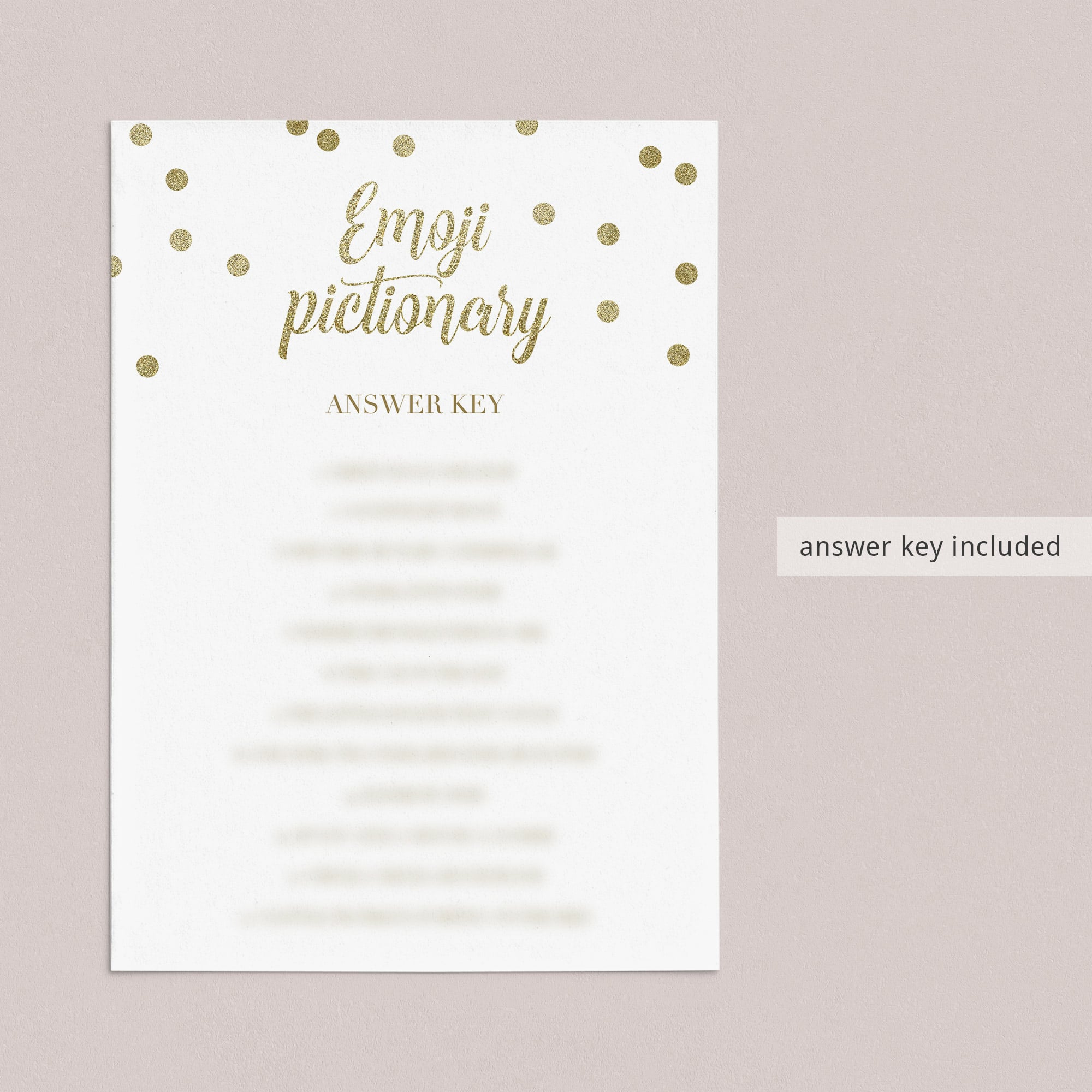 Emoji game answers for baby shower printable by LittleSizzle