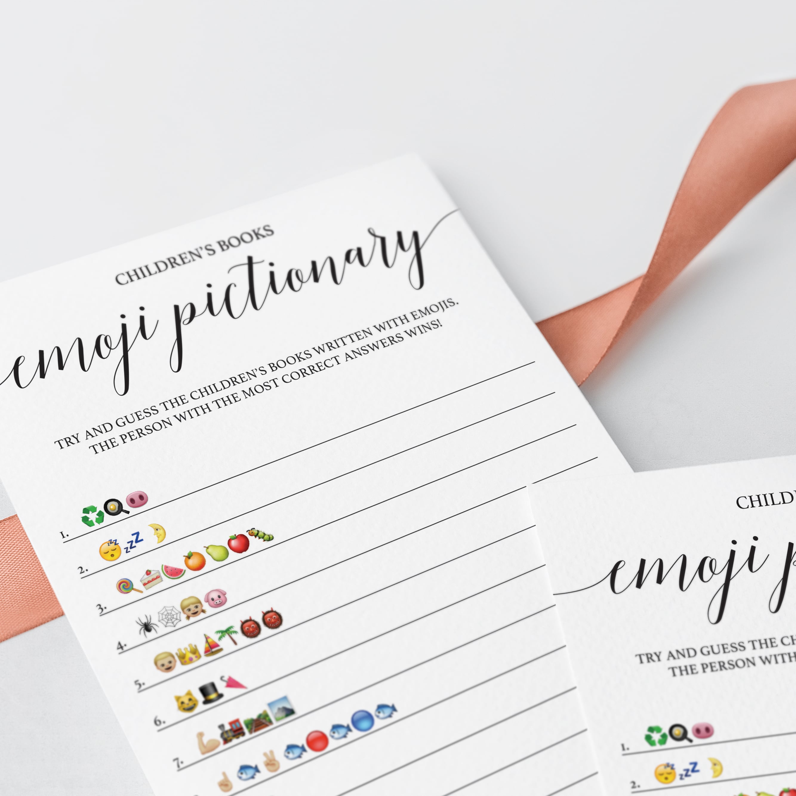 Modern baby shower games by LittleSizzle