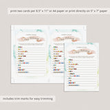 Childeren emoji game for baby shower instant download by LittleSizzle