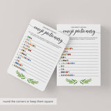 Emoji pictionary baby shower printable by LittleSizzle