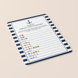 Naughty Emoji Pictionary Game with Answer Key Printable