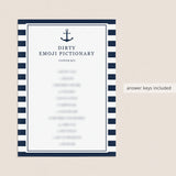 Nautical Bachelorette Party Games Bundle Printable