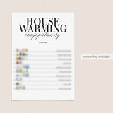 Housewarming Emojis Game with Answers Printable