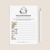 Minimalist Housewarming Party Game Pack Printable