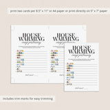 Housewarming Emojis Game with Answers Printable
